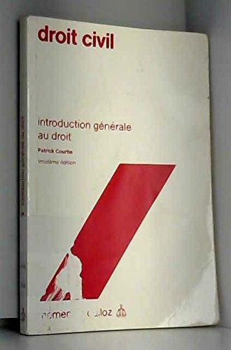 droit civil: introduction générale au droit