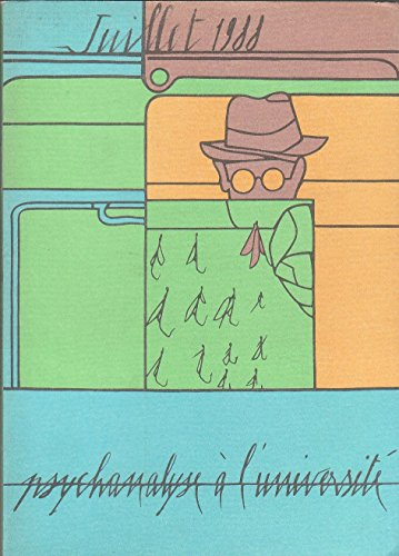 psychanalyse a l'universite tome 13 numero 52 octobre 1988