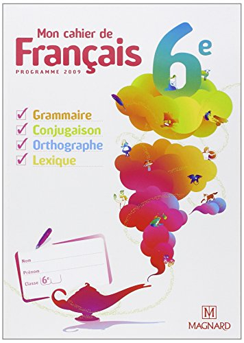 Mon cahier de français 6e