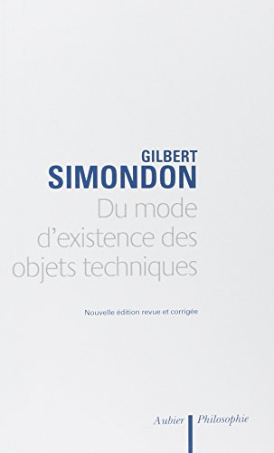 Du mode d'existence des objets techniques