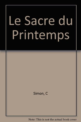 Le sacre du printemps