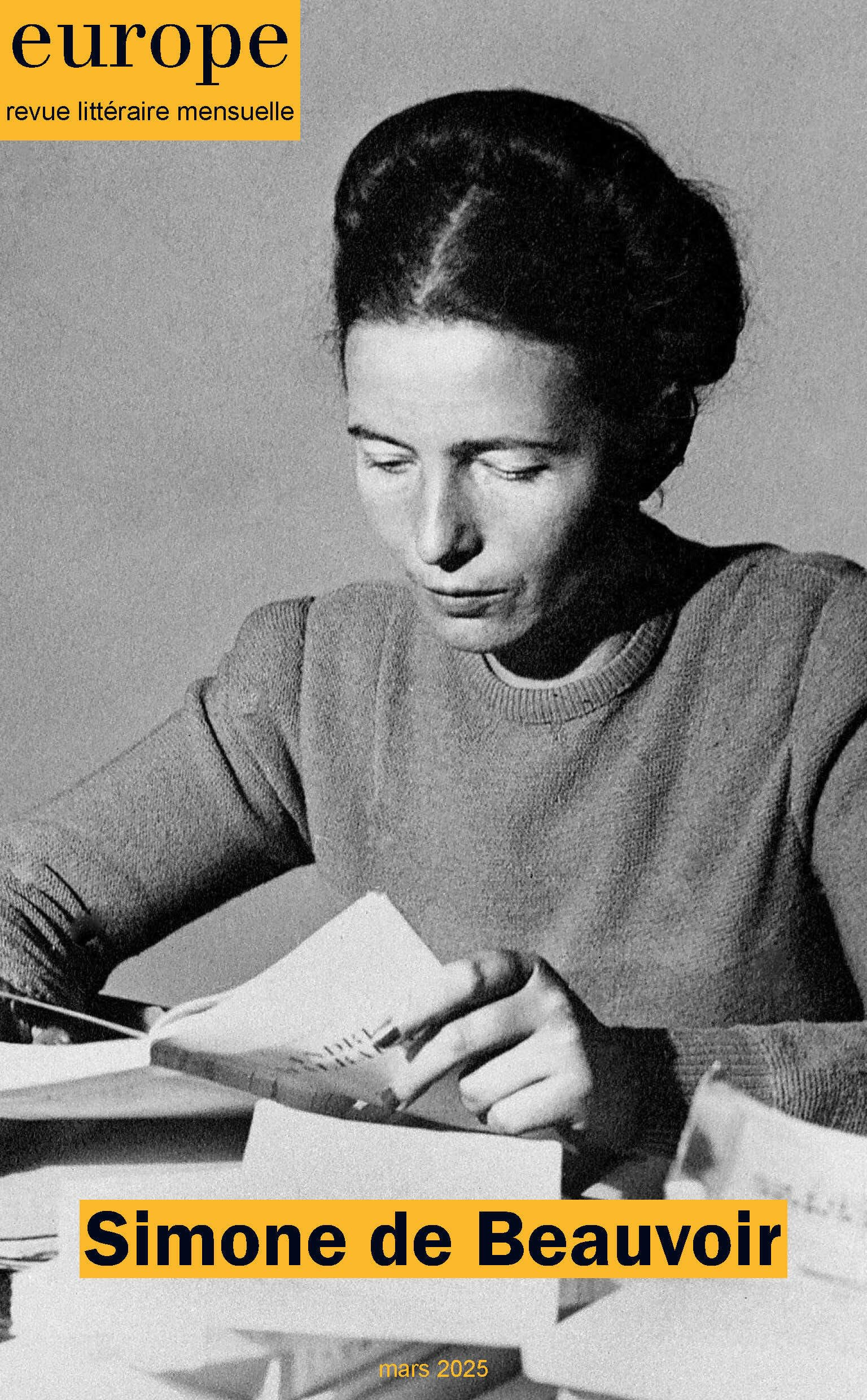 Europe, n° 1151. Simone de Beauvoir