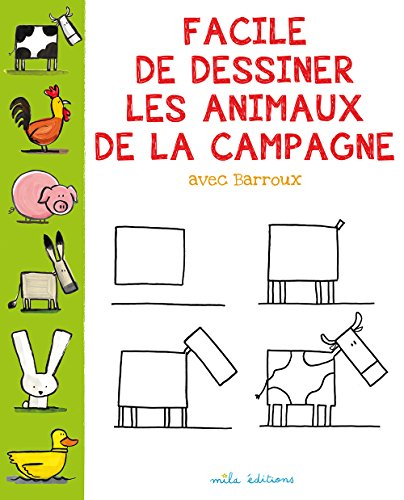 Facile de dessiner les animaux de la campagne