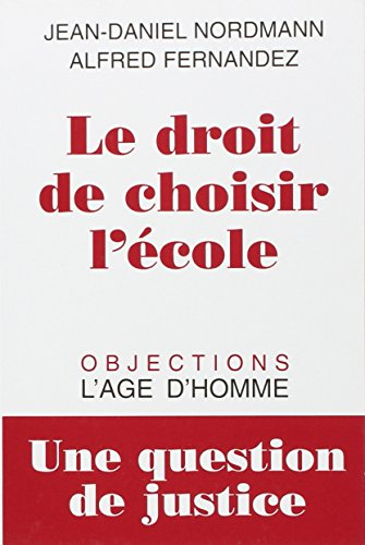 Le droit de choisir l'école