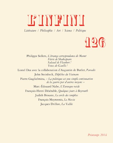 Infini (L'), n° 126