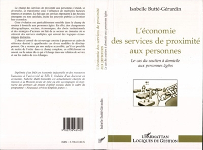 L'économie des services de proximité aux personnes : le cas du soutien à domicile aux personnes âgée