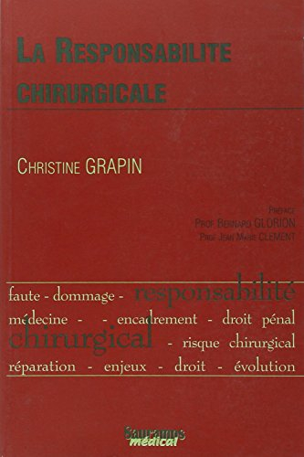 La responsabilité chirurgicale
