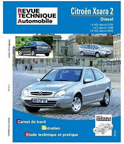 Revue technique automobile, n° 644.2. Citroën Xsara 2 diesel depuis 10/98