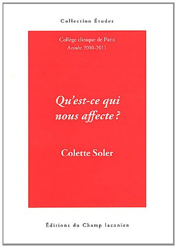 Qu'est-ce qui nous affecte ? : cours 2010-2011
