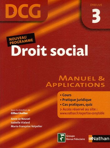 Droit social, DCG épreuve 3