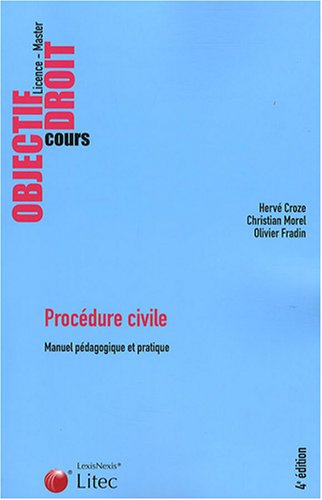 Procédure civile : manuel pédagogique et pratique