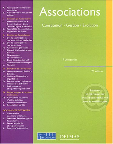 Associations : création, gestion, évolution