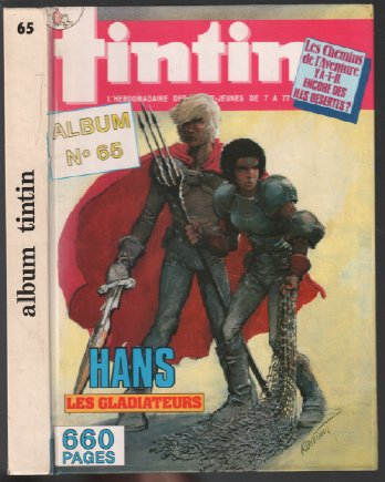 recueil tintin, numéro 65