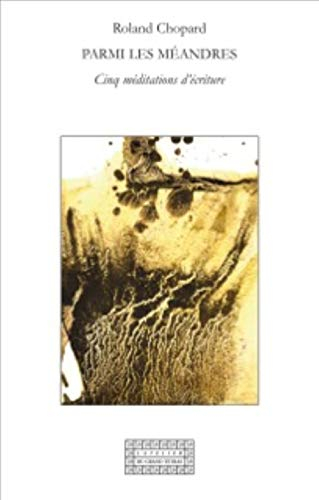 Parmi les méandres : cinq méditations d'écriture