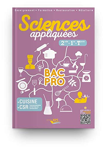 Sciences appliquées 2de, 1re, terminale