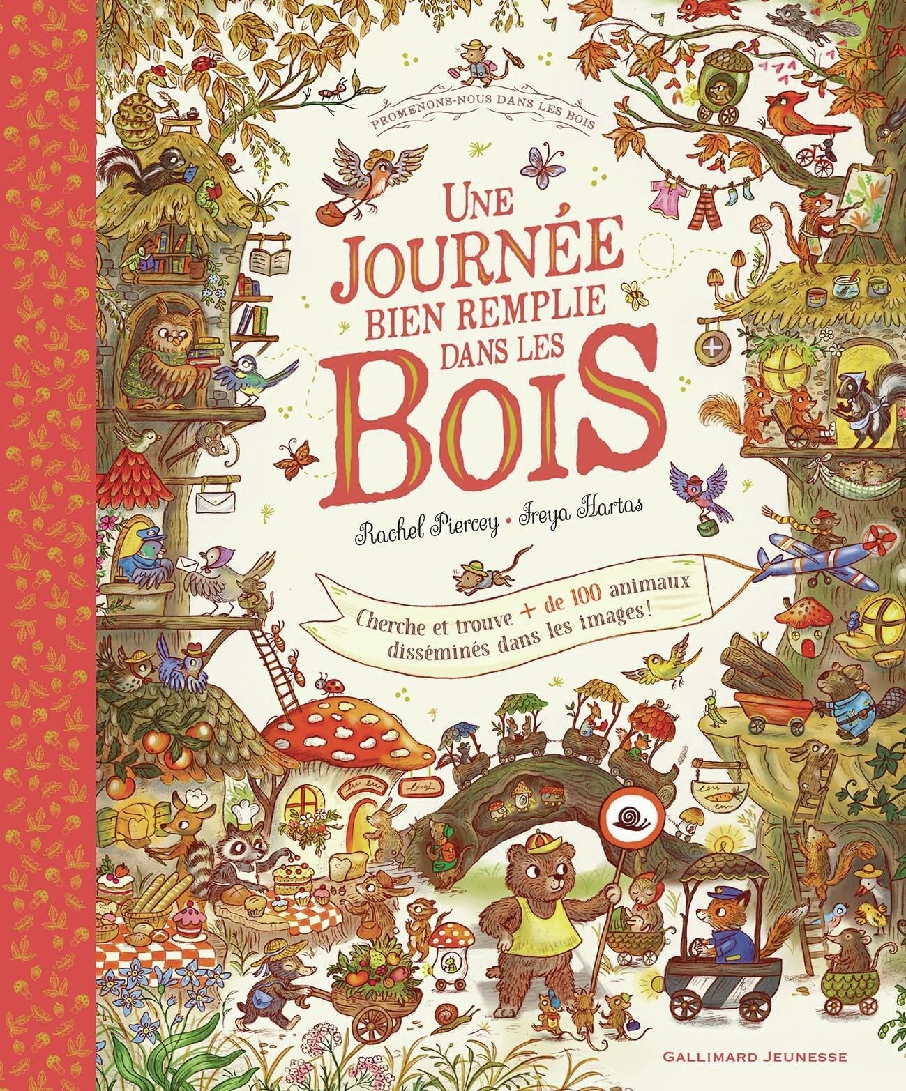 Une journée bien remplie dans les bois : cherche et trouve + de 100 animaux disséminés dans les imag