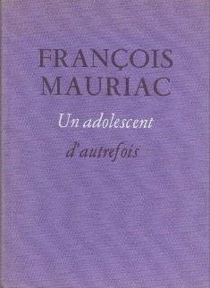 un adolescent d'autrefois in-8, br.