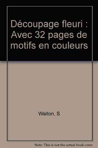 Découpage fleuri