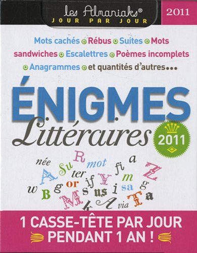 Enigmes littéraires 2011