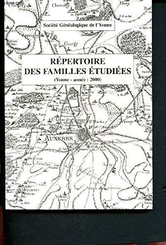 Répertoire des familles étudiées
