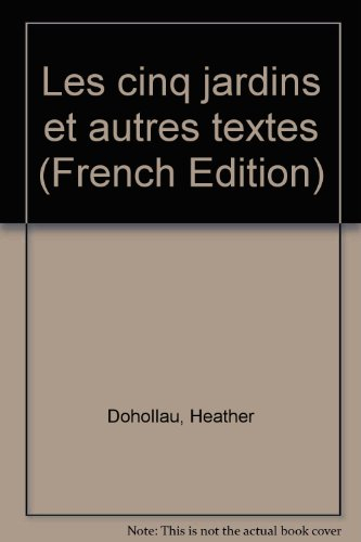 les cinq jardins. lecture de rilke