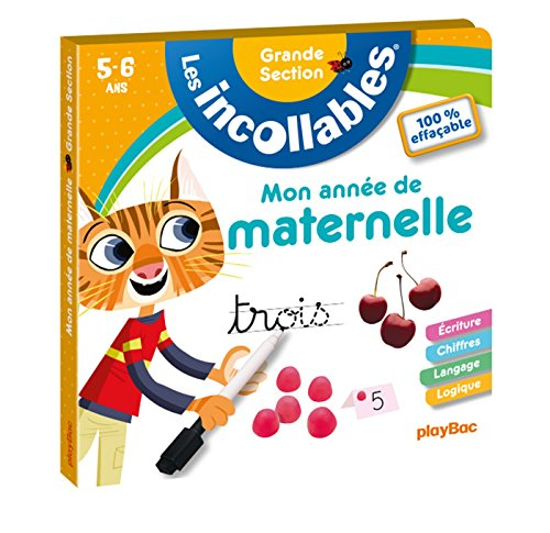 Mon année de maternelle grande section 100 % effaçable, 5-6 ans