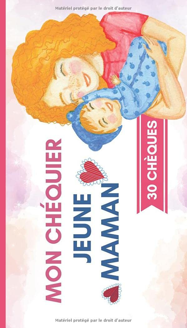 Mon chéquier jeune maman: Cadeau de naissance pour maman. Livre de coupons original avec 30 bons à o