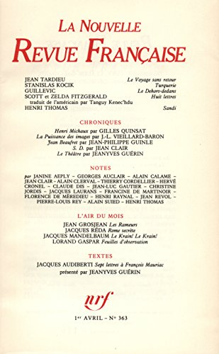 la n.r.f., numéro 363