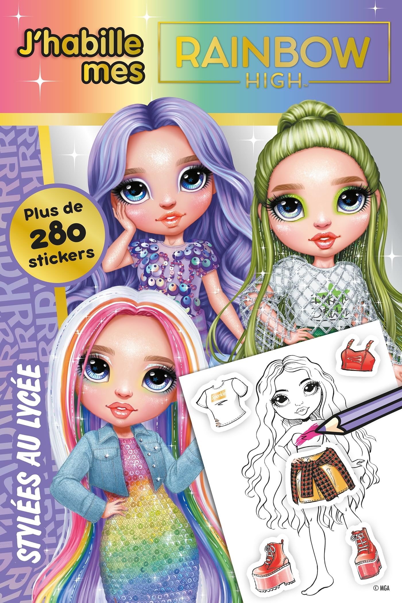 J'habille Rainbow High : stylées au lycée