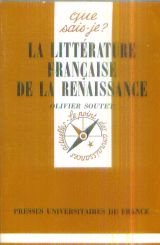 litterature franc.de la renaissance