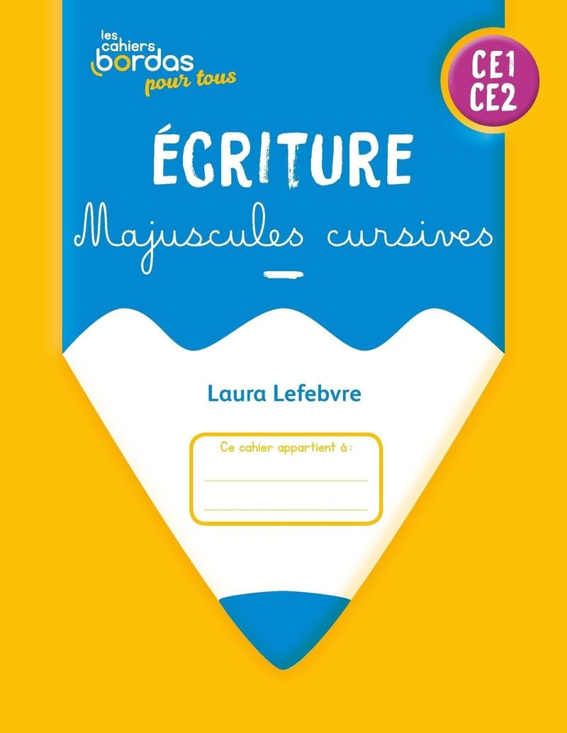 Ecriture majuscules cursives CE1, CE2