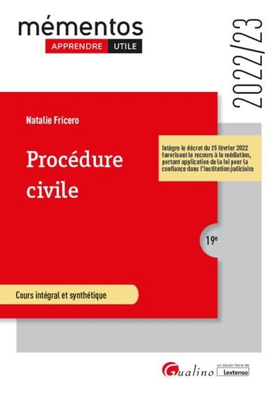 Procédure civile : 2022-2023