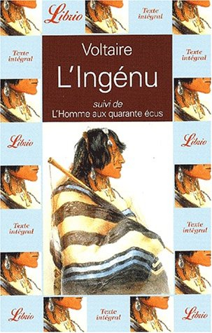 l'ingénu suivi de l'homme aux quarante écus
