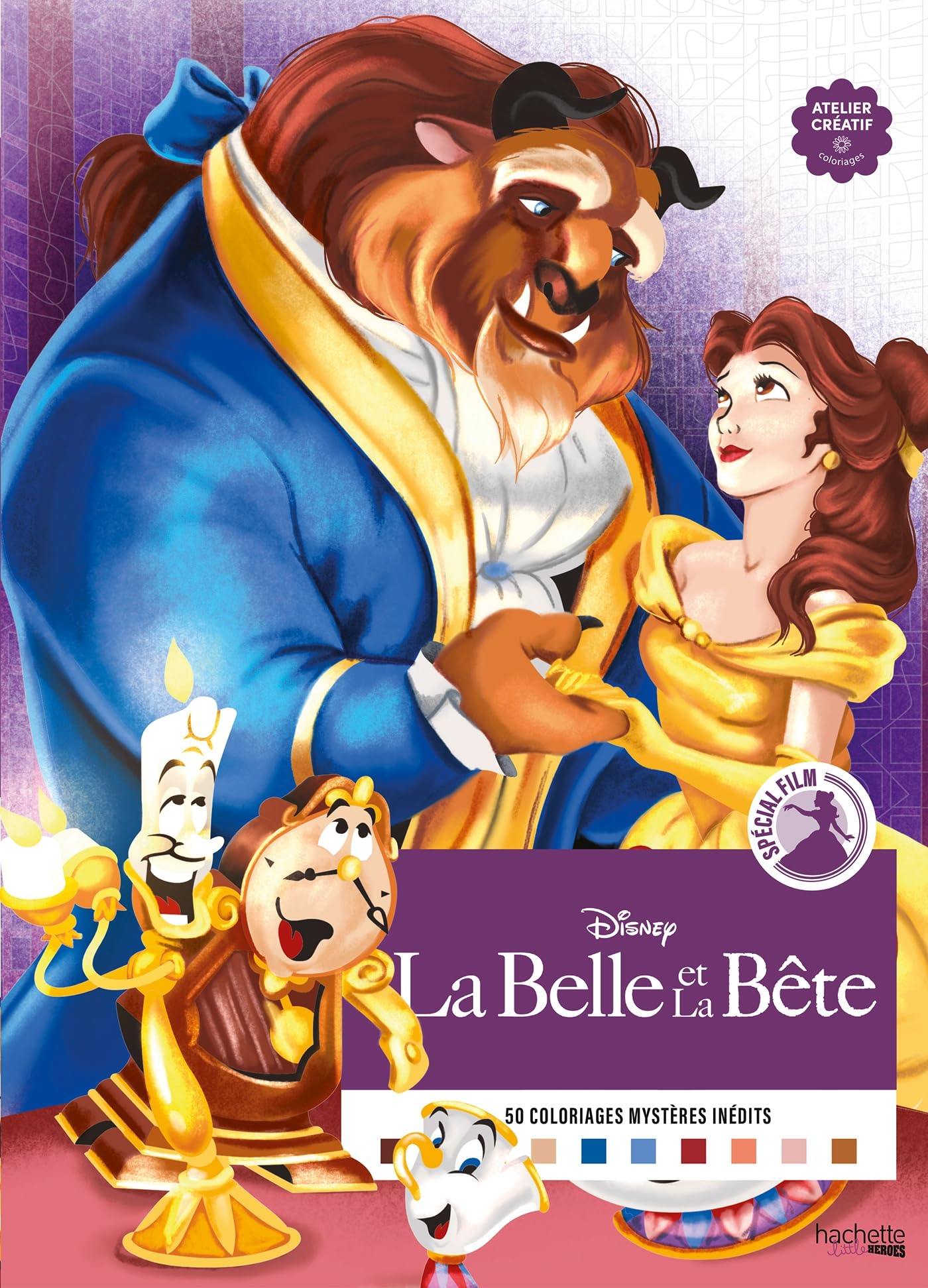 Coloriages mystères Spécial film : La Belle et la Bête