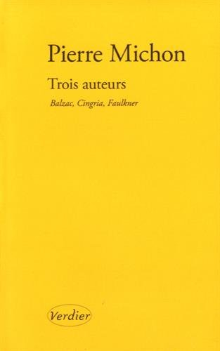 Trois auteurs