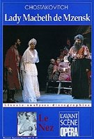 Avant-scène opéra (L'), n° 141. Lady Macbeth de Mzensk. Le nez