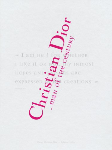 Christian dior man of the century (anglais)