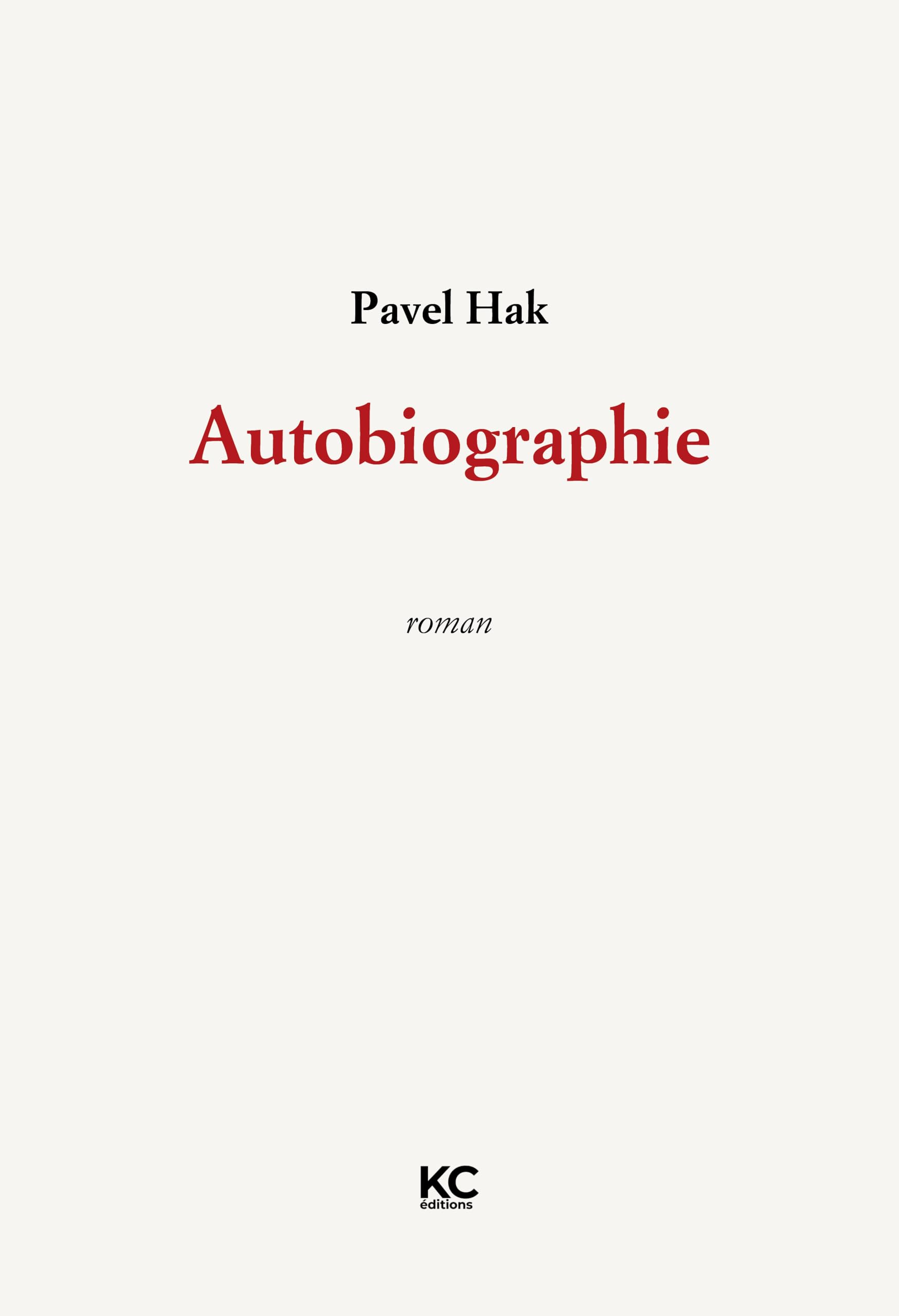 Autobiographie